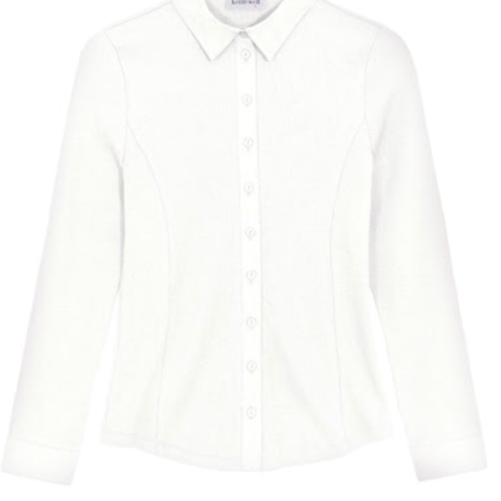 Kettlewell button down off white collared shirt